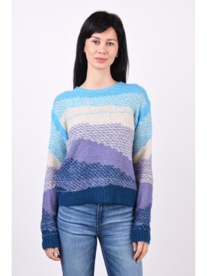 Pulover Dama Jjxx Jxcoya Crew Neck Purple Violet